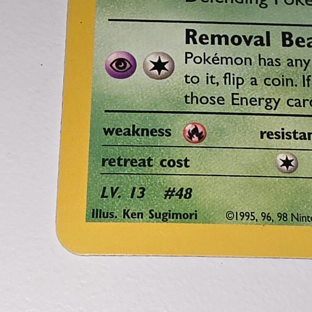 Pokemon Sabrinas Venonat 1st Edition 96/132 Gym Challenge 2000 WOTC Common Card